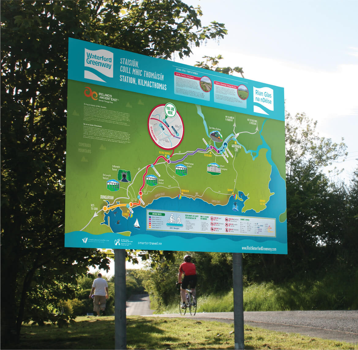 Waterford Greenway map