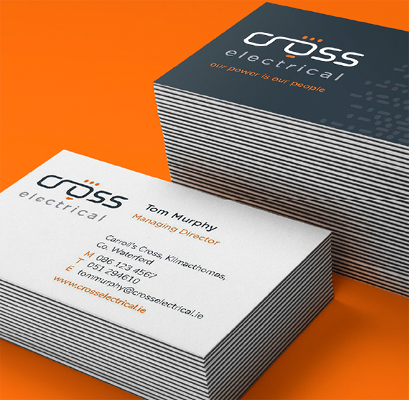 Cross Electrical business cards