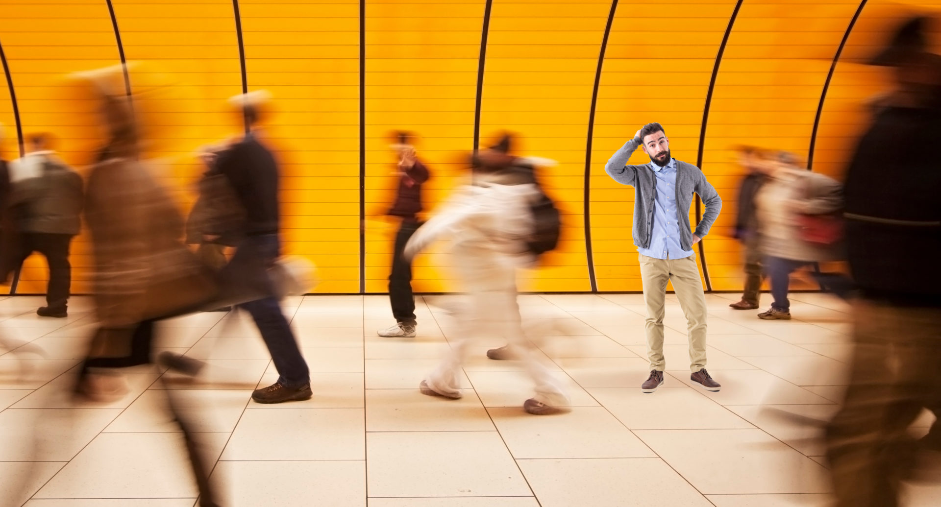 Main in tube station